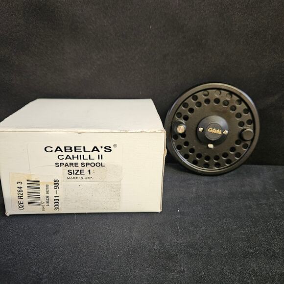 Cabela's Cahill 2 Spare Spool Fishing Reel Size 1 Fly Fishing Sporting Goods - Picture 2 of 4